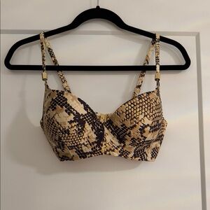 H&M Leopard Bikini Top